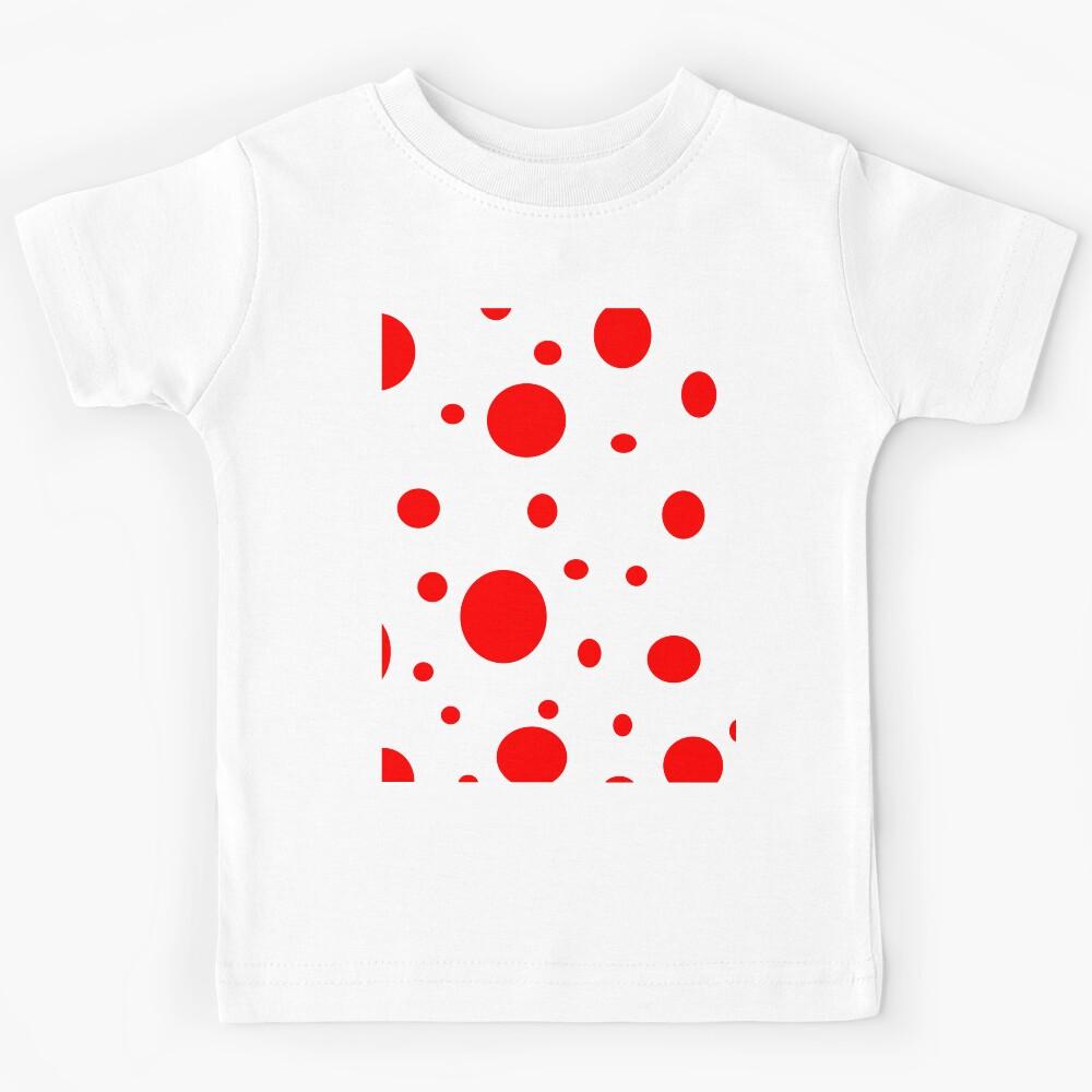ladybug style Red Circles Kids T-Shirt 100