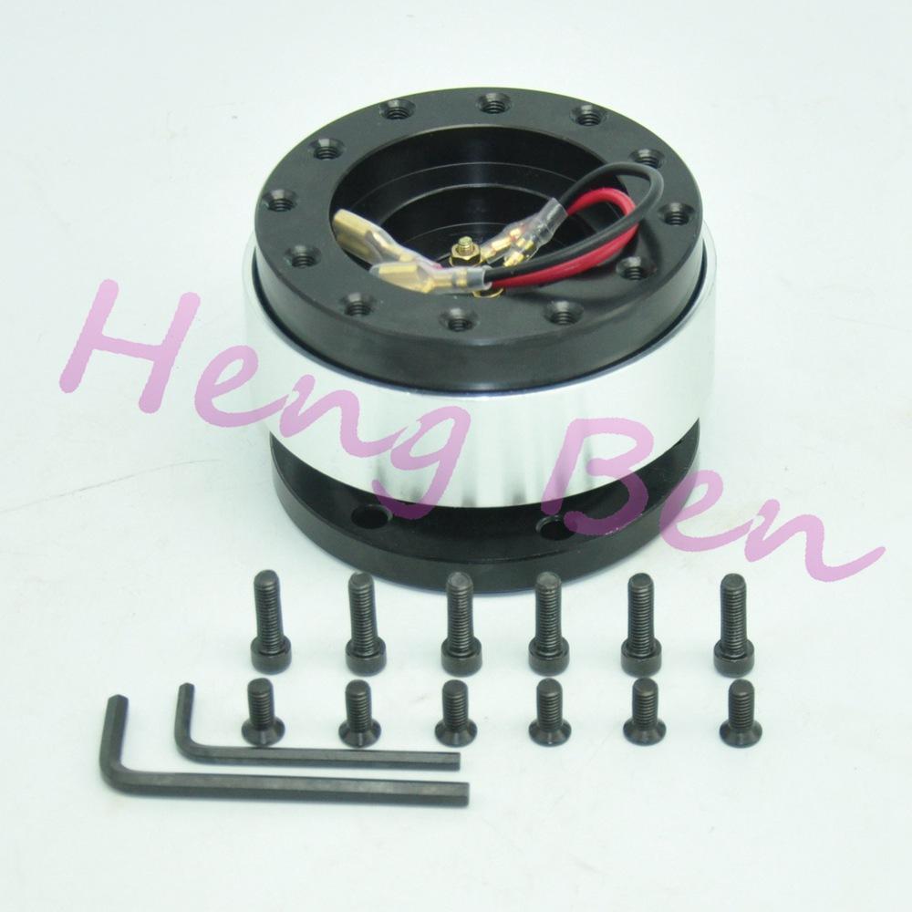 Adaptor Boss Kit Hub Nou Negru Volan Snap Off Quick Release Universal