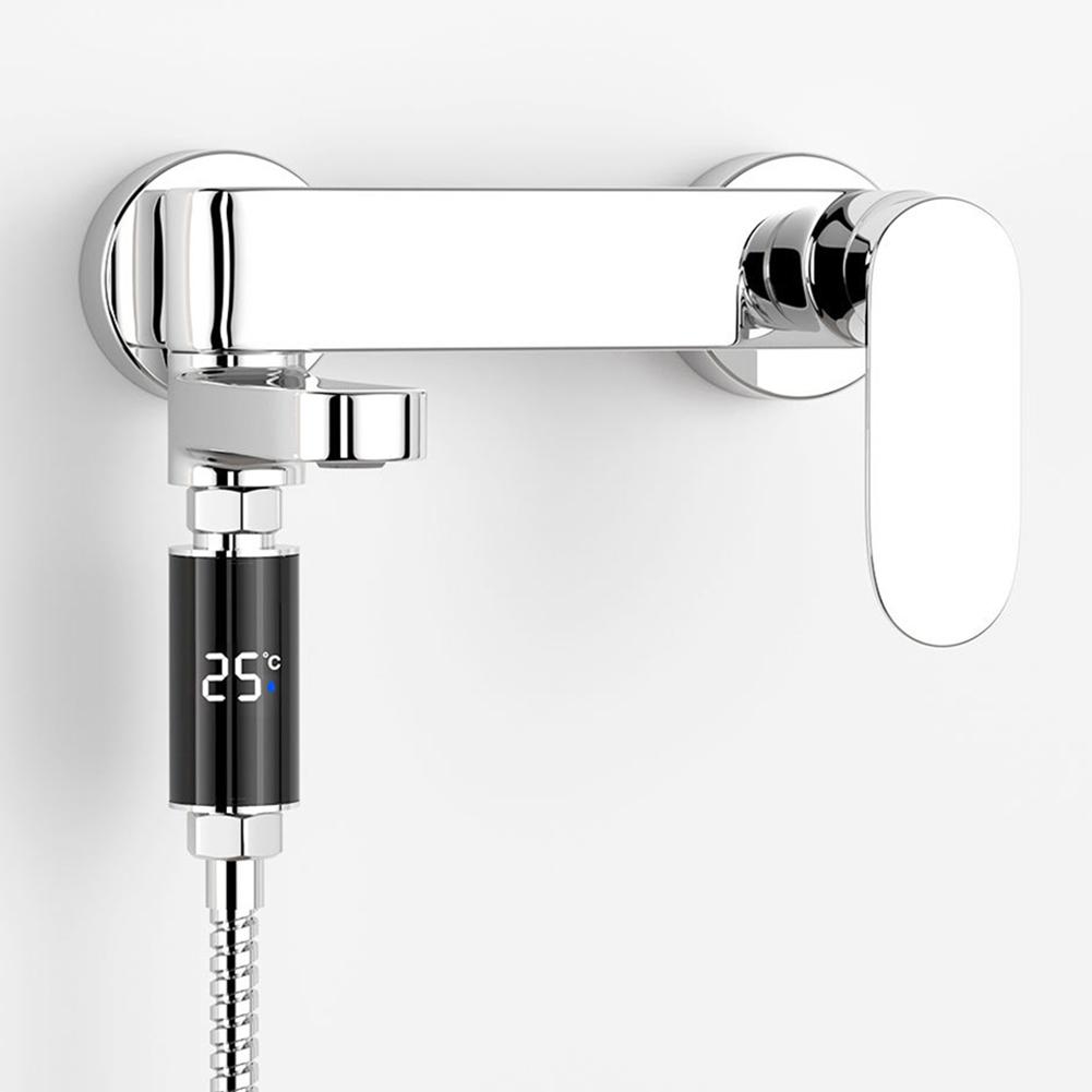 Shower Thermometer Waterproof Smart Temperature Digital Display Faucet Water Thermometer With External LED Light Thermometer China Mainland