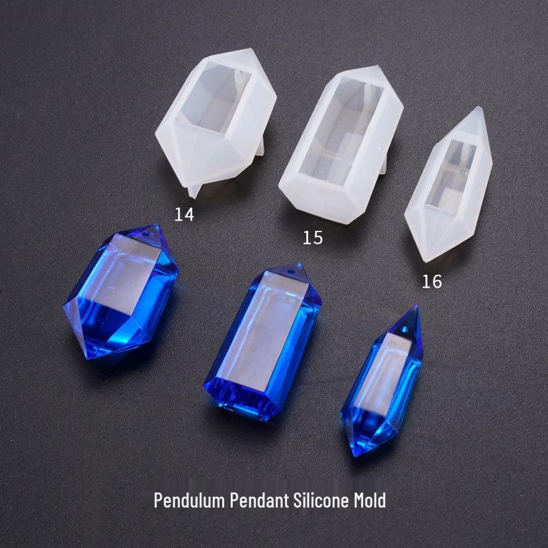DIY Silicone Molds for Crystal Epoxy Pendants, Charms, and Ornaments