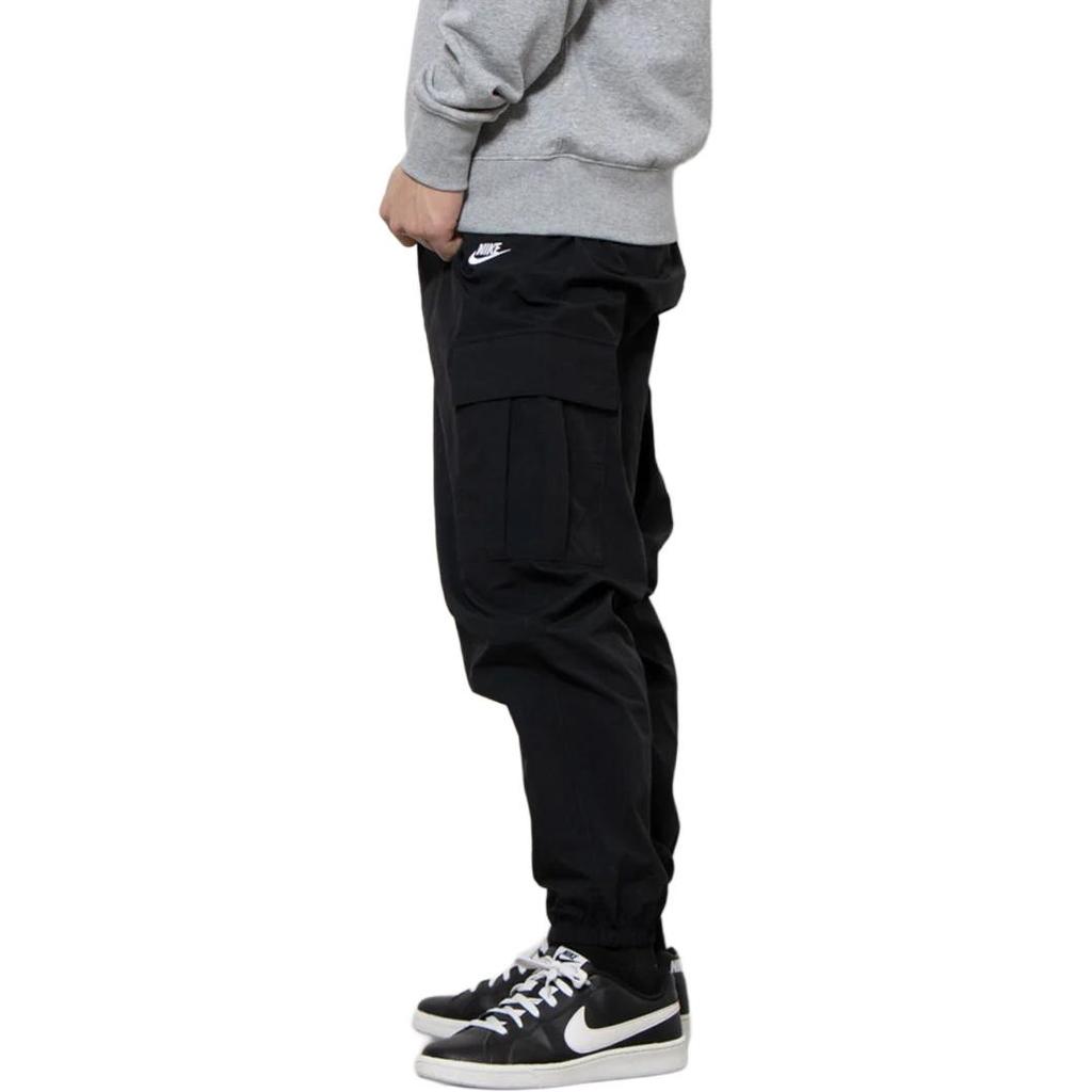 Nike Club Woven Cargo Trousers 'Black' Men's HJ1991-010