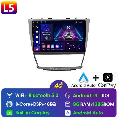 8 CORE Car Radio 2 Din Android 13 For Toyota Camry 40 2007-2011 Autoradio Multimedia Blu-ray IPS Screen Navigation GPS Carplay