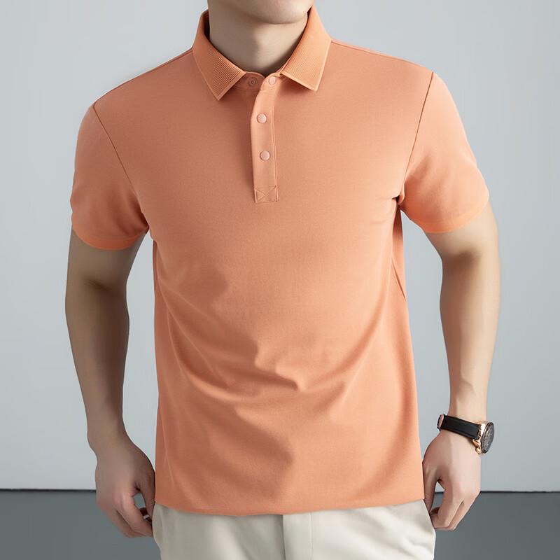 

Firstview Men s Summer Pique Cotton Short Sleeve Polo Shirt FV26C1052 L