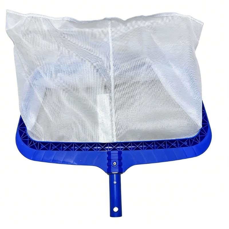 Durable Pool Leaf Skimmer Featuring Deep Nylon Net And Aluminum Frame For Effective Swimming Pool Maintenance