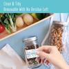 Multi-functional Food Shelf Life Label 250/300PCS Refridge Organization Labels  for Pantry