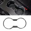 Real Carbon Fiber Cup Holder Cover Trim For Ford Mustang 2015- Replacement