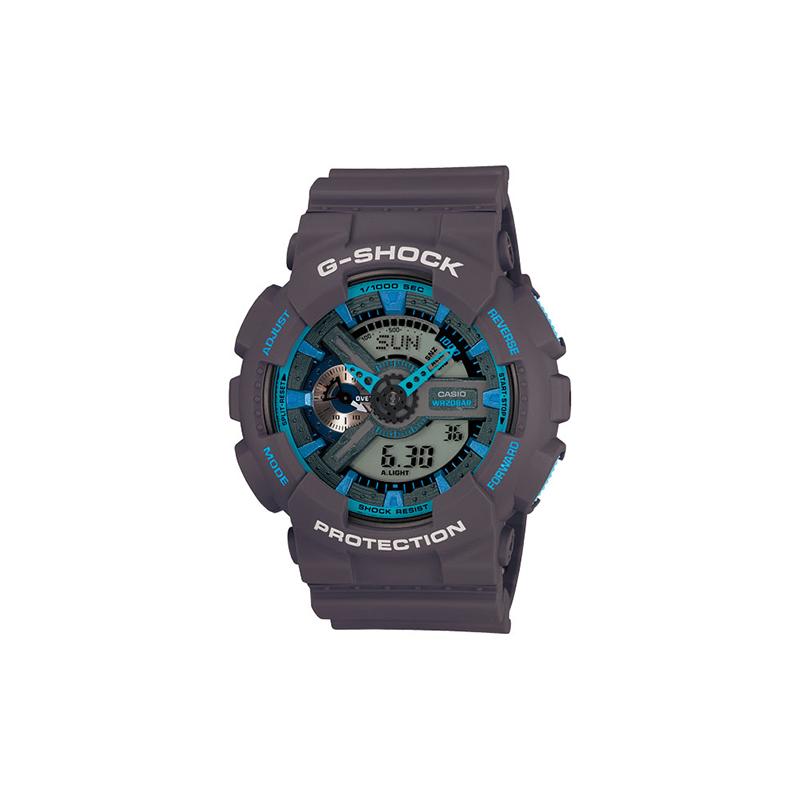

Casio LCD/Pointer Dual Display Series G-SHOCK Series Street Cool Advanced Classic Pointer Dual Display Sports Waterproof Quartz Movement GA-110TS-8A2 чорний