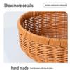 Hand-Woven Bamboo Storage & Fruit Basket