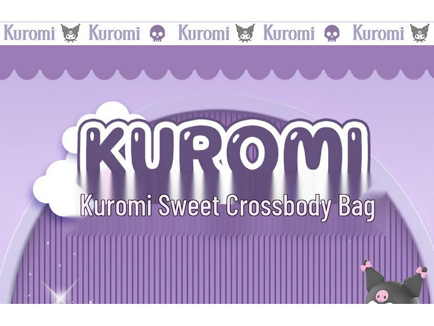 Kuromi Cute Crossbody Handbag for Girls & Women - New 2024 Edition