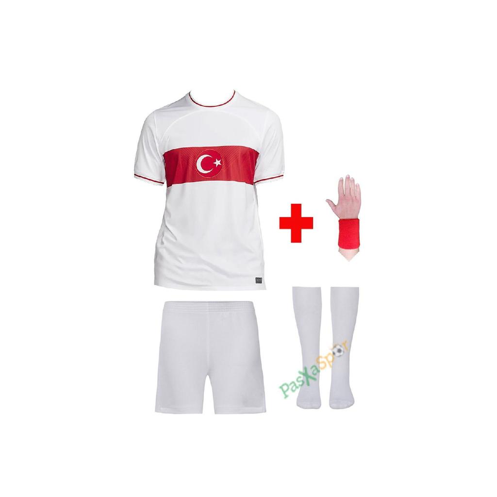 New Season Trkiye White Kids Jersey Shorts Socks Bracelet Gift