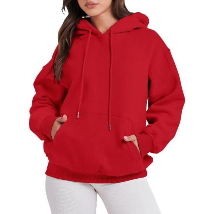 

Oversized Fleece Hoodies for Women Long Sleeve Pullover Sweatshirt with Front Pocket and Drawstring Hooded Top XXXL