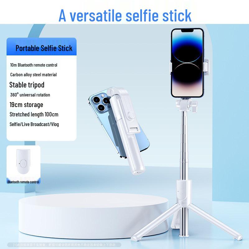 2026 Anti-Shake 360° Rotating Selfie Stick Tripod with Phone Holder for Photography and Live Streaming