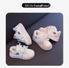 Versatile Children's Winter Plus Velvet Cat-Design Casual Warm Sneakers - White, Women's Sports Flat Shoes