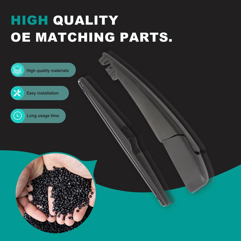 Rear Wiper for C3 Aircross II (2017-2024) – Compatible with YQ00056380/YQ00056480, 4 Seasons Resistance & Easy tallation
