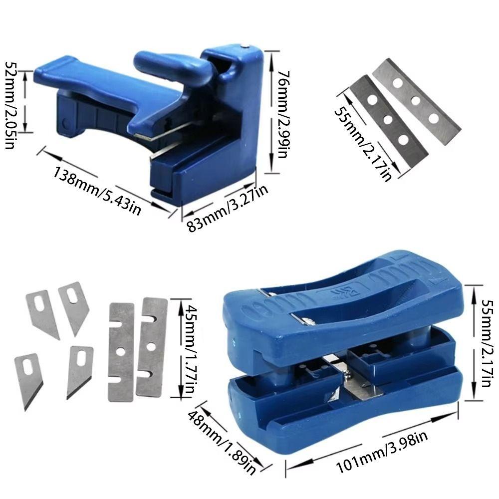 PVC Edge Banding Trimmer Manual Double Edge Trimmer Hand Tool Set Wood Side Cutter  Panel Furniture