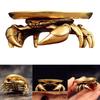 Crabs Miniature Statue Office Desk Ornament Home Shelf Decoration Antiqued Metal Craftsmanships Design Gifting