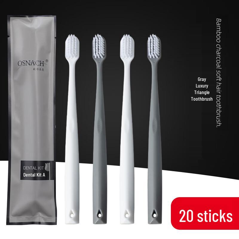 Alliance Adult 30-Pack Bamboo Charcoal Soft Bristle Toothbrushes