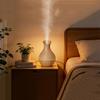 LED Wood Grain Aroma Diffuser 200ML Ultrasonic Humidifier Essential Oil for Home Office Bedroom Decorator