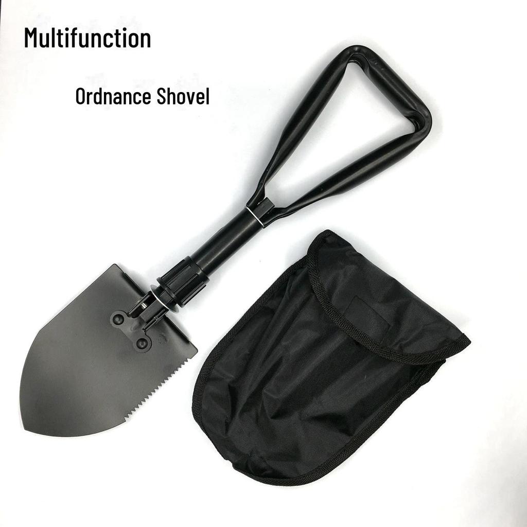 Multi-Function Emergency Car Shovel: Military-Grade Folding Tool for Outdoor Survival and Automotive Use