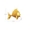 1 Pair of Resin Goldfish Ornaments Simple and Creative Home Foyer Wine Cabinet Decoration Crafts