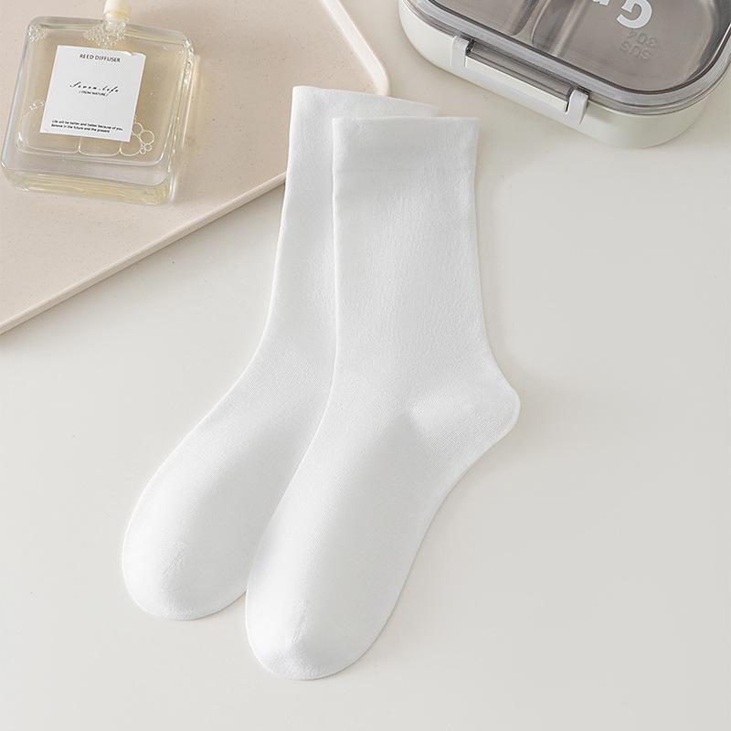 5 Pairs of Female Autumn and Winter Fashion New Drum Boneless Pile Socks