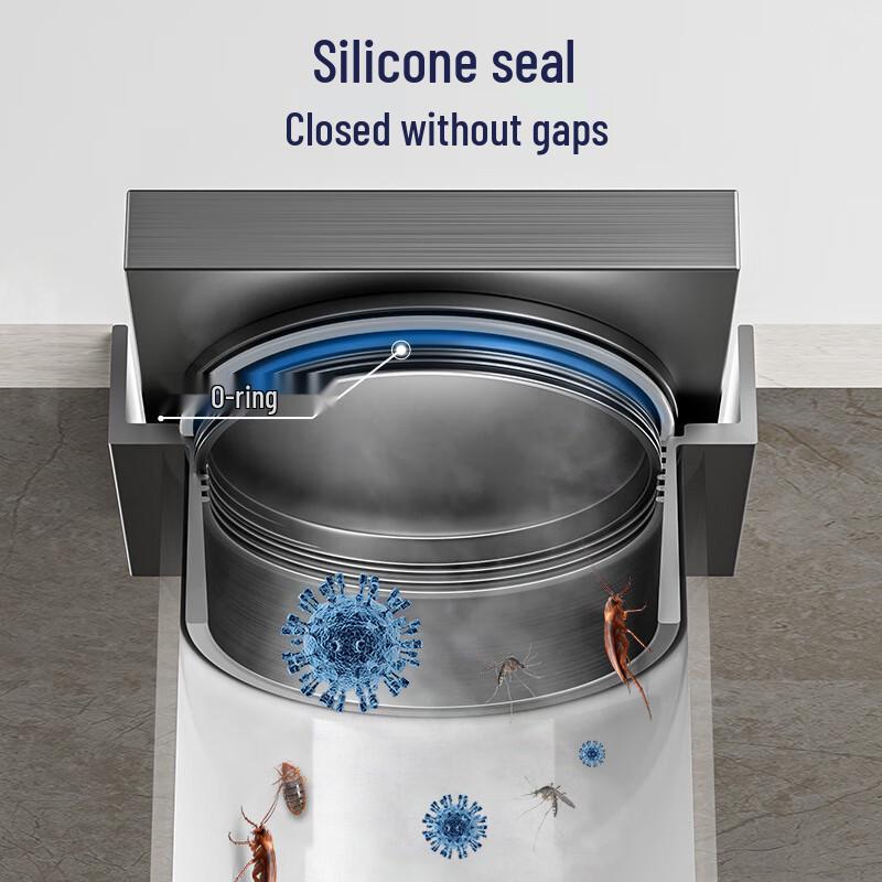 MDNG 304 Stainless Steel Tile Insert Hidden Floor Drain
