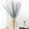 Six-Pronged Artificial Pampas Grass Flowers for Home Decoration and Wedding Props