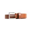 EMERGENCY EGBCCCCB Wagner Mora Basic Leather Belt Chocolate Brown