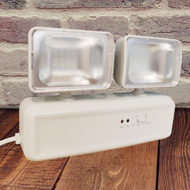 Wall-mounted Double-head Multifuctional Emergency Light Portable Camping Lantern Rechargeable Lamps for Power Outage Use