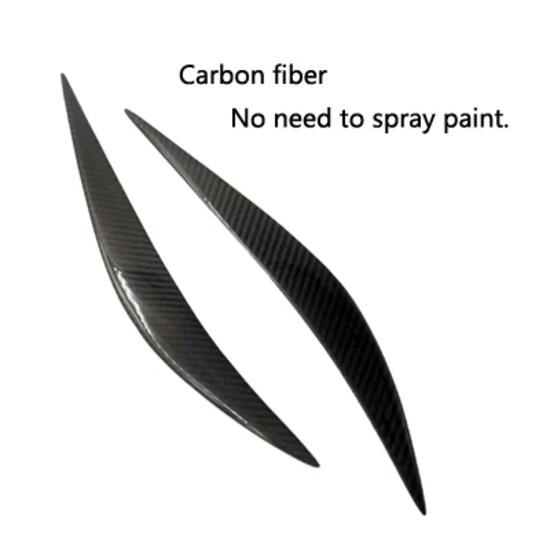 Carbon Fiber Car Headlight Eyebrows Fiber Glass Primer Lamp Cover Eyelids For BMW 4 Series 2014 -  F82 M4 F80 M3 F36 F33 F32
