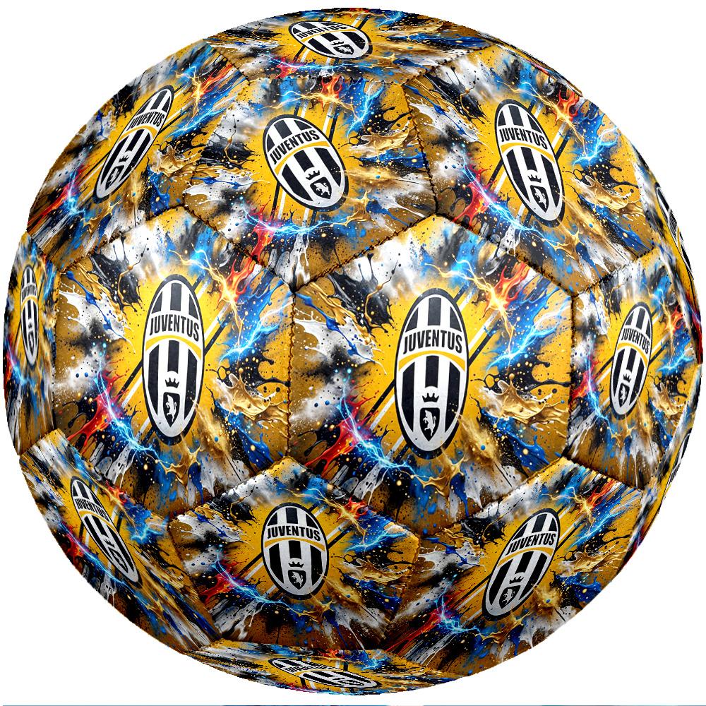 Juventus FC Theme soccer ball Size 5 Soccer Ball Soft Touch Professional Training Football for Outdoor Sports