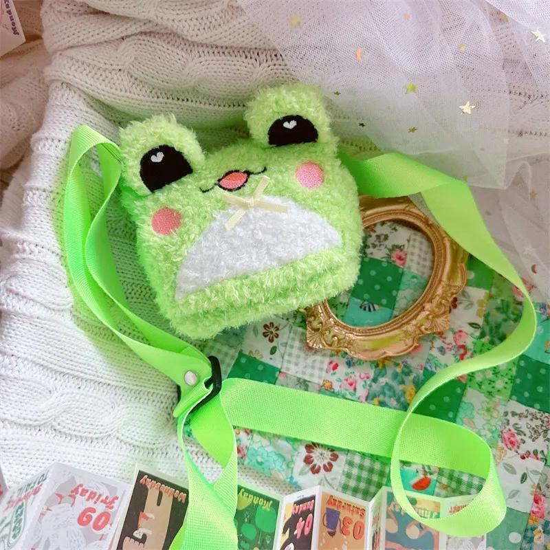 20cm Cotton Doll Bag Cute One-piece Outgoing Cat Bag DIY Duck Frog Plush Messenger Bag 20cm Doll Clothes Accessories