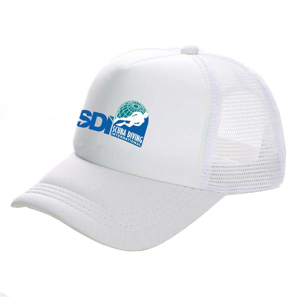 Scuba Diving International SDI Trucker Cap Unisex Hut Baseball Cap Coole Sommer Unisex Mesh Net SDI Hüte