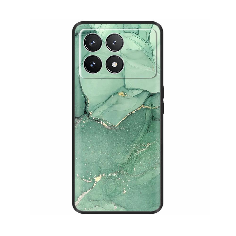 For Xiaomi Poco F6 Pro Case Cover For Xiaomi Poco F6 Pro 5G Phone Cover Cool Sweet Soft Smooth Liquid Silicone Fundas Shells