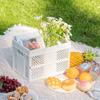 1PC Multifunctional Sundries Foldable Portable Multi-Color Storage Basket Desktop Snack Organizer Basket Storage Box