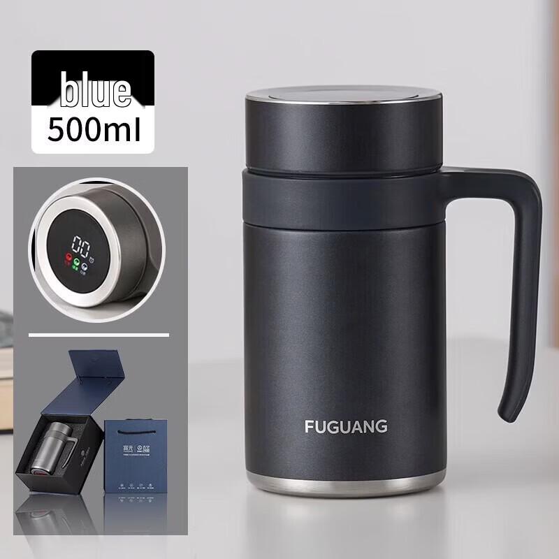 FUGUANG Smart Temperature Display Tea Infuser Thermos Cup