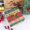 Snowman Gift Wrap Kraft Paper Gift Box Paper Eco-friendly Present Box Packing  Xmas