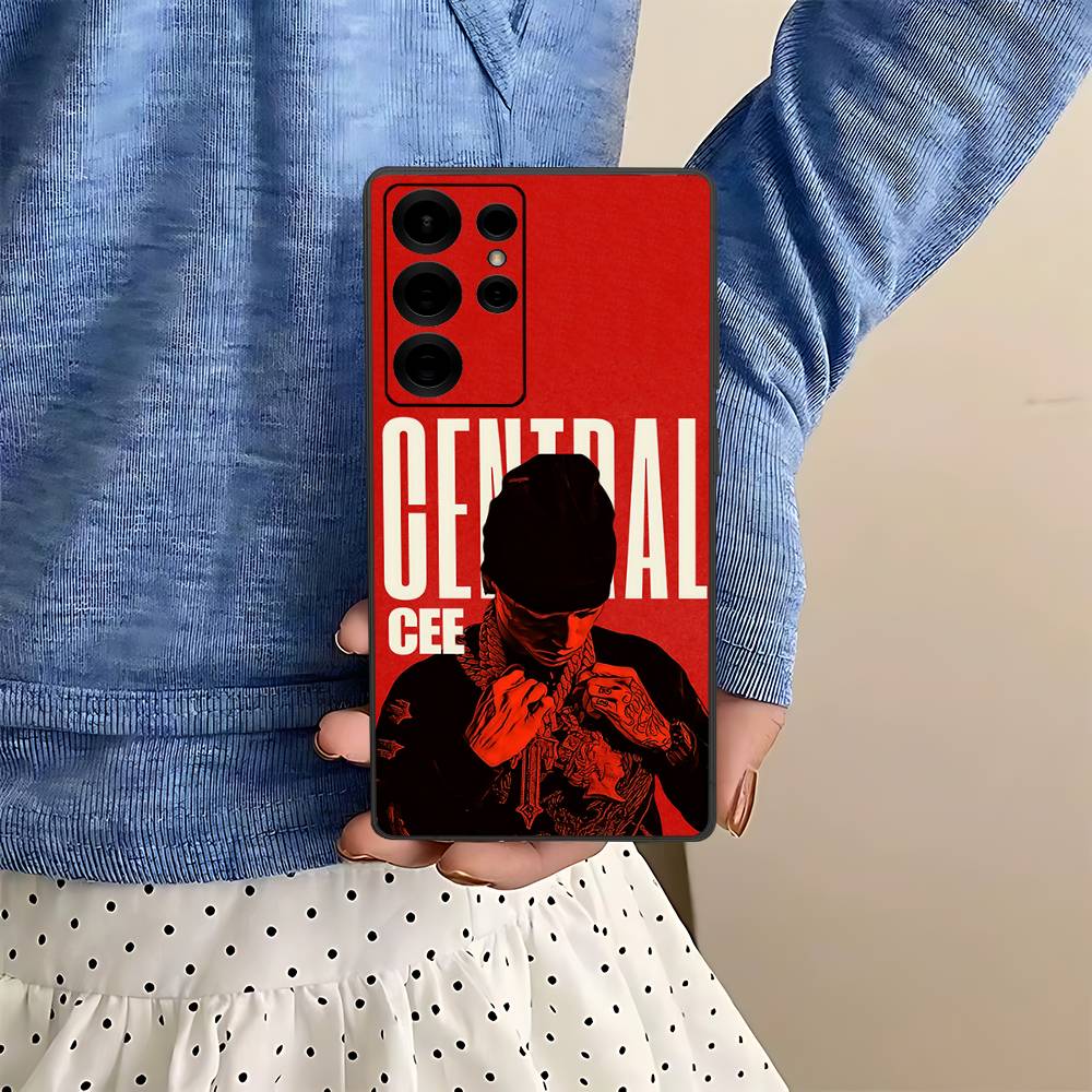 

Rapper Central Cee Phone Case For Samsung S 24 Fe 25 Ultra Plus 20 Lite 21 30 23 24 22 Ultra 5G Fundas Samsung S22 5G