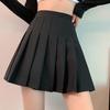 Sukně s vysokým pasem pro ženy Korejský styl Y2k Kawaii Černá minisukně Dámská sexy kostkovaná minisukně Letní dívčí školní uniforma
