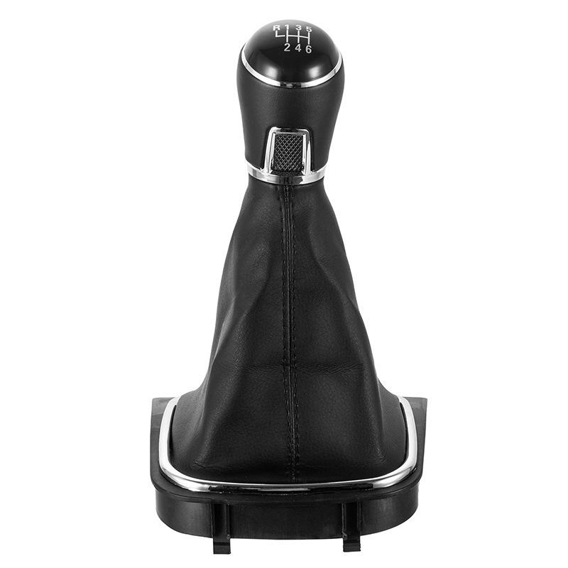 Gear Shift Knob & Dust Boot for Volkswagen VW Golf MK5 MK6 & Jetta 5 6-Car Transmission Shifter Handle, Durable Auto Accessories