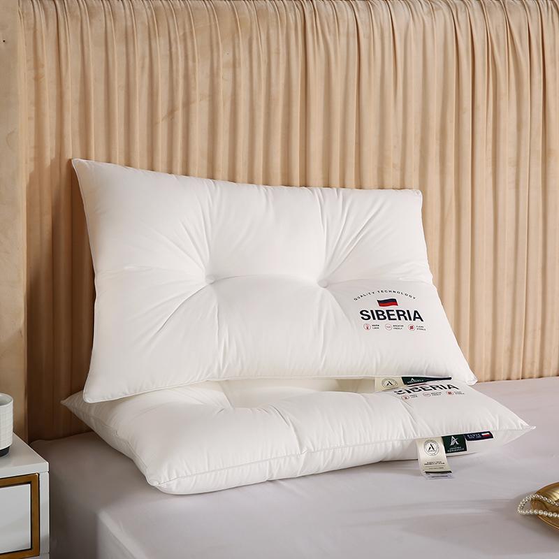 

1 шт. Подушка для поддержки сна из 100% хлопка класса А, защита шеи и тела, отельного качества, медленный отскок, защита от клещей 48x74cm(19x29 in)