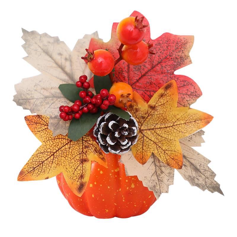 Children's Handmade DIY Halloween Pumpkin Decorations for Indoor Scenes