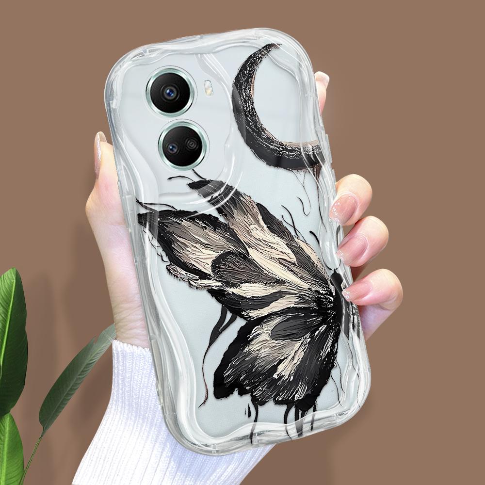 Für Honor 90Lite X6B X8 Infinix Hot 30 40i 40Pro Smart8 Vivo V27 V29e V30e Moto G84 Mode Mädchen Cremige Textur Weiches Silikon Vollständiger Linsenschutz Hülle