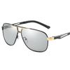 aoron Color-changing Glasses New Men's Polarized Aluminum Magnesium Sunglasses High Definition Polarized Glasses Sunglasses Driving Glasses
