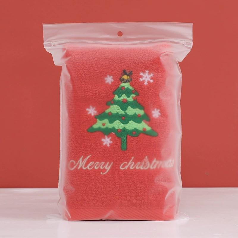 Large Christmas Hand Towels For Bathroom, Cotton Christmas Kitchen Towels, Decor Itemative Embroidery Holiday Towels For Kids