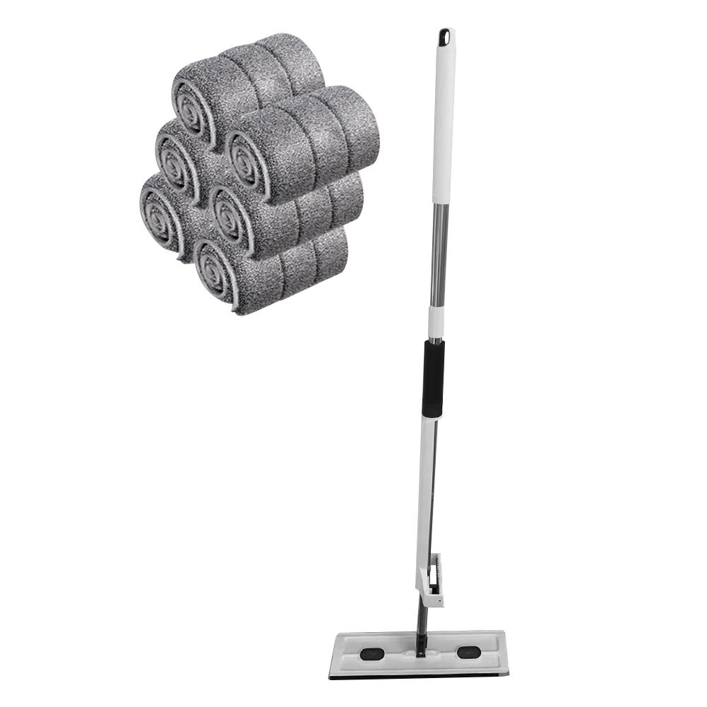 

Швабра для пыли сухой и влажной уборки, вращающаяся на 360 градусов, швабра для мытья плиточного пола, автоматический отжим воды, регулируемая длинная ручка, инструменты для домашней уборки