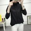 Women's Ladies Summer Loose Tops Long Sleeve Shirt Casual Blouse T-shirt Fashionable Cotton Blend Design