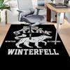 1pc House Stark Winter is Coming Winterfell Carpet, Office Rug Outdoor Mat Home Decor Area Carpet Festival
