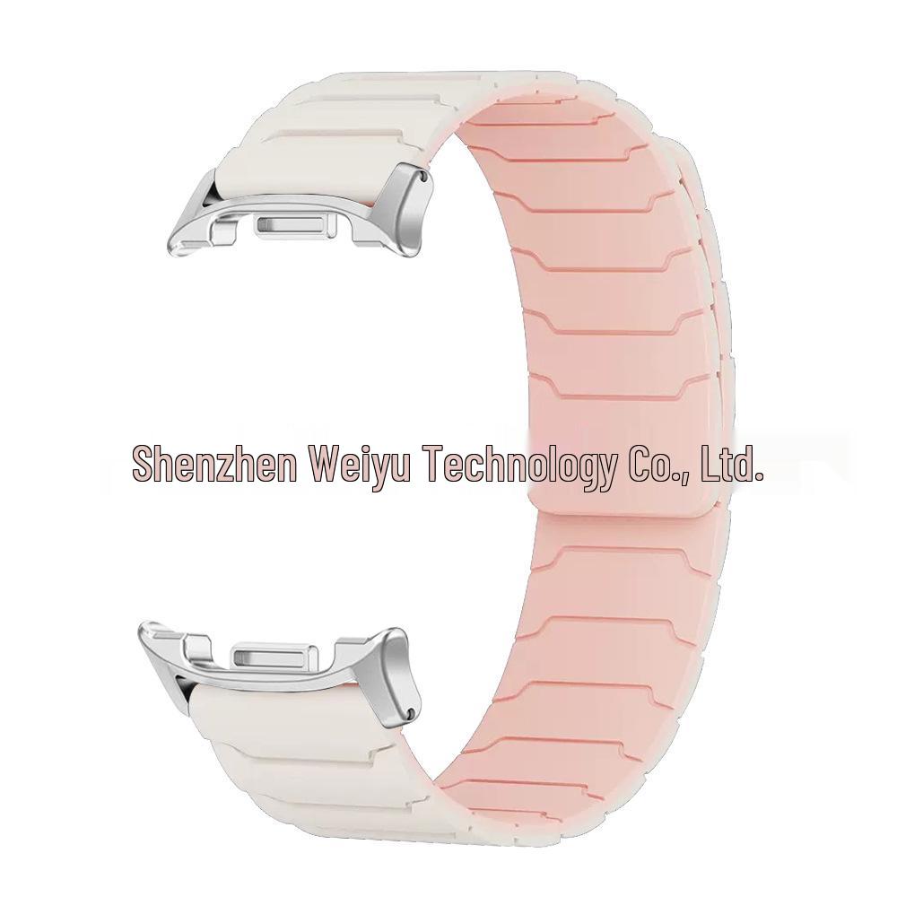 Magnetic Silicone Armor Samsung Watch8 Band For Watch8 Classic