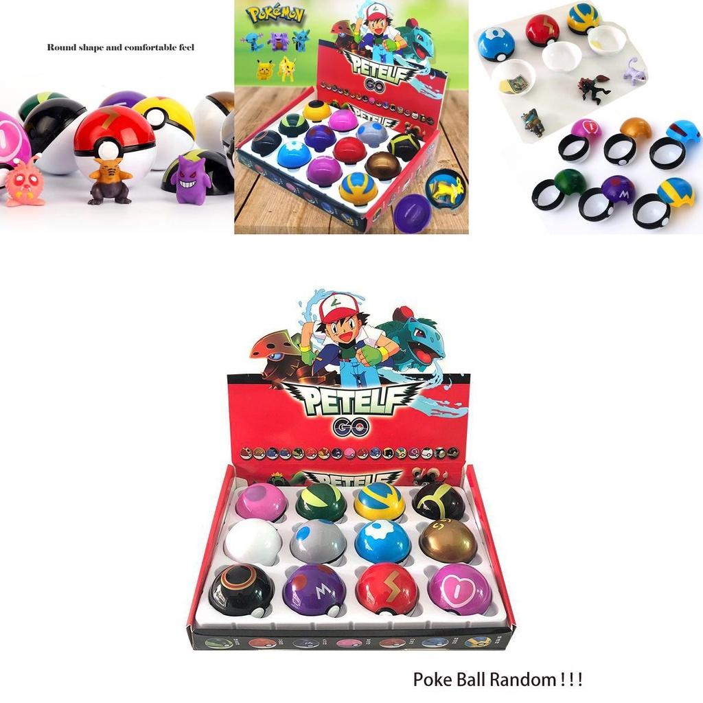 Exciting 12pcs Pokemon Go Pokeball Poke Ball Set For Kids Xmas Gift